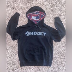 Hooey Black with Aztec print inside Hood Men's M